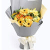 carnation gerbera hand bouquet