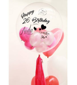 24" Bubble Balloon - Same Day Delivery By Blooming