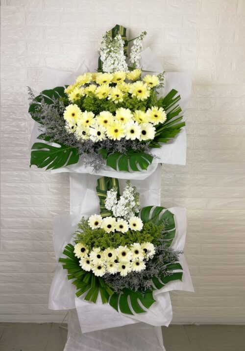 condolence funeral sympathy wreath stand