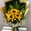 flower basket arrangement