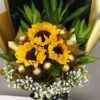 hydrangea hand bouquet
