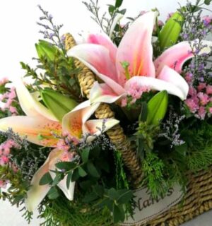 lilies arrangement