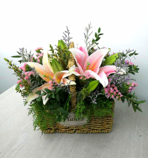 lilies arrangement