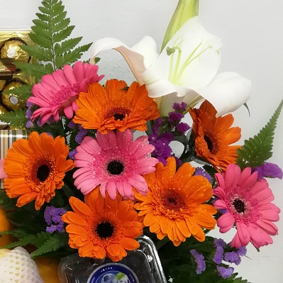 flower and vase arrangement