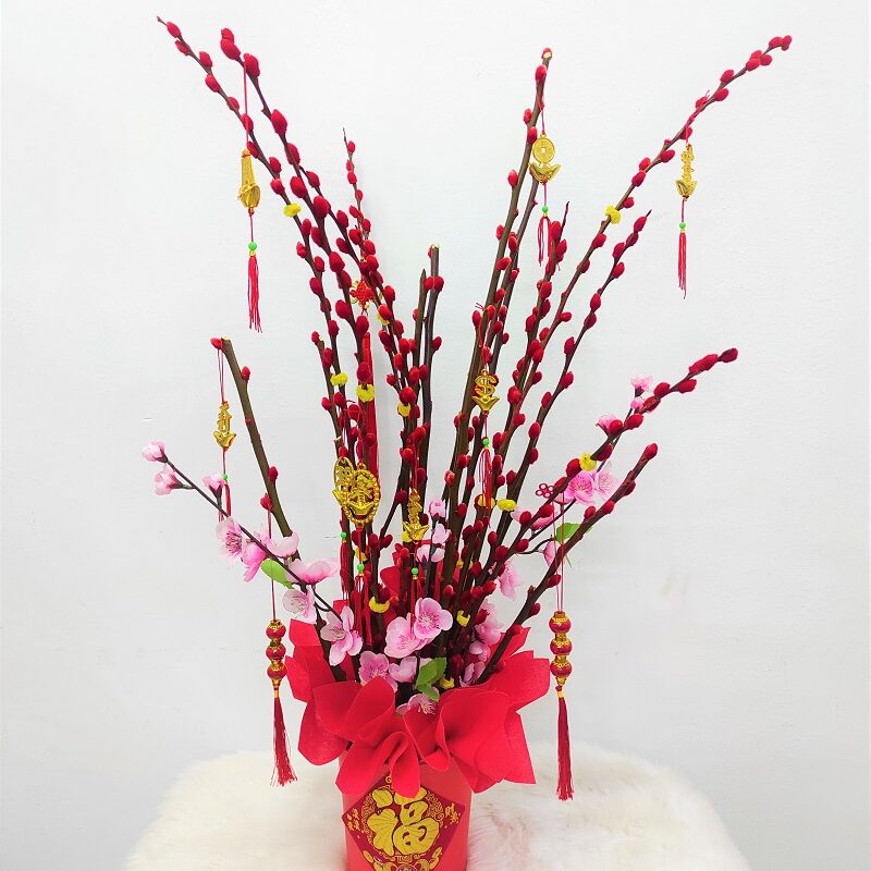 cny flower decoration