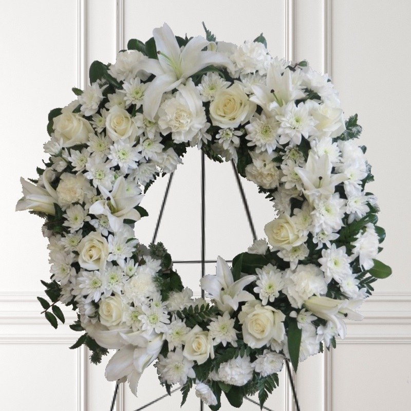 Funeral Flower Wreath Standing Spray China