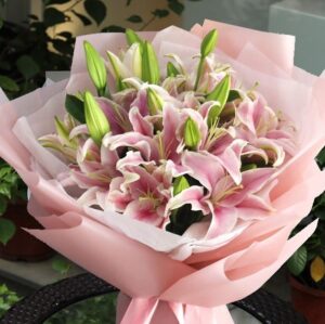 lilies flower bouquet