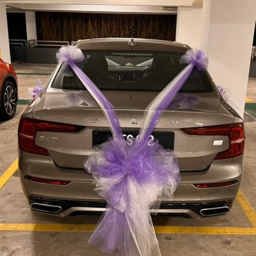 car deco wedding