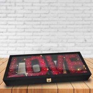 love roses box with led
