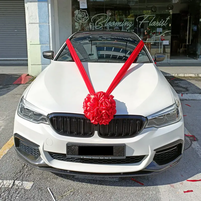 Wedding Car decoration services in Malaysia - blooming